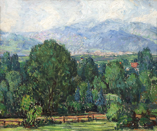 View From The Park (Colorado Landscape), Oil Painting