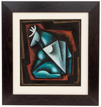 Elk Being, Pastel Painting, 1994