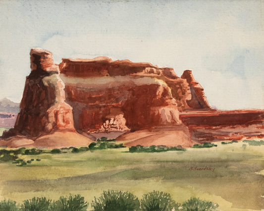 Beulah House Beardsley (1913-2001) artwork for sale. Untitled (Western Colorado Landscape), Watercolor Painting