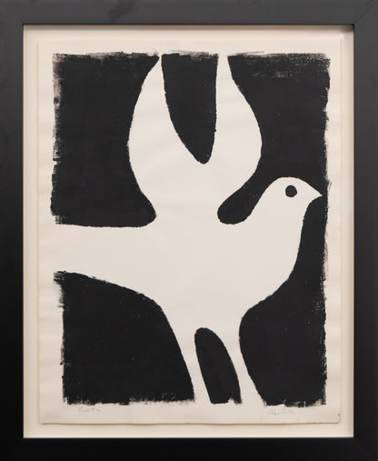 Bird #2, Monotype Print, circa 1949