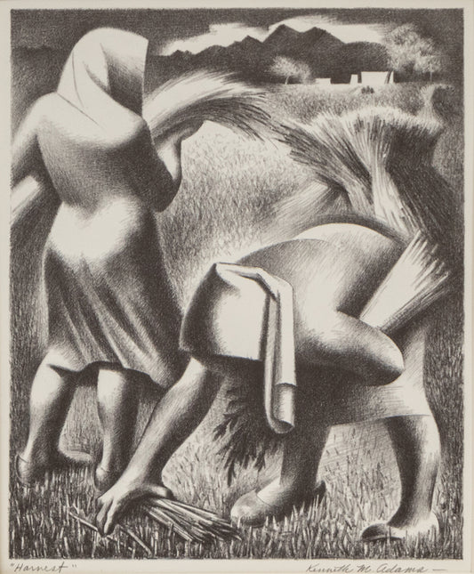 Harvest (Reapers), Lithograph Print, 1950