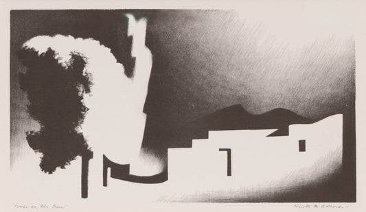 House in the Sun, Lithograph Print, 1950