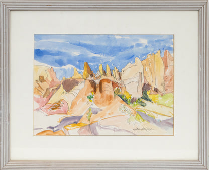 Arches National Park (Utah), Watercolor Painting